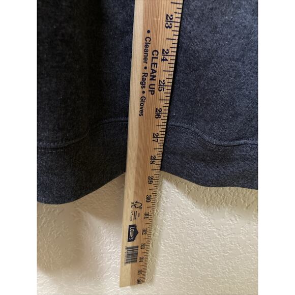 VTG Wilson Sweatshirt Size XL Logo Grey Blue Crew Neck Baggy Chunky Athletic - Picture 6 of 8